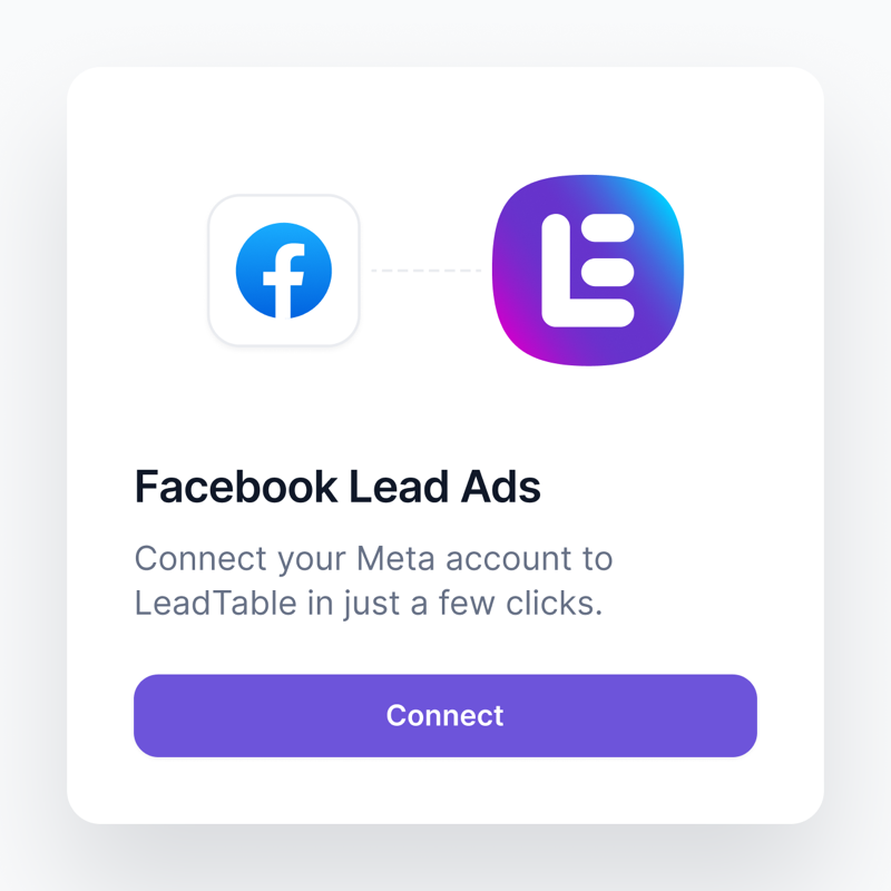 Connect Facebook Lead Ads