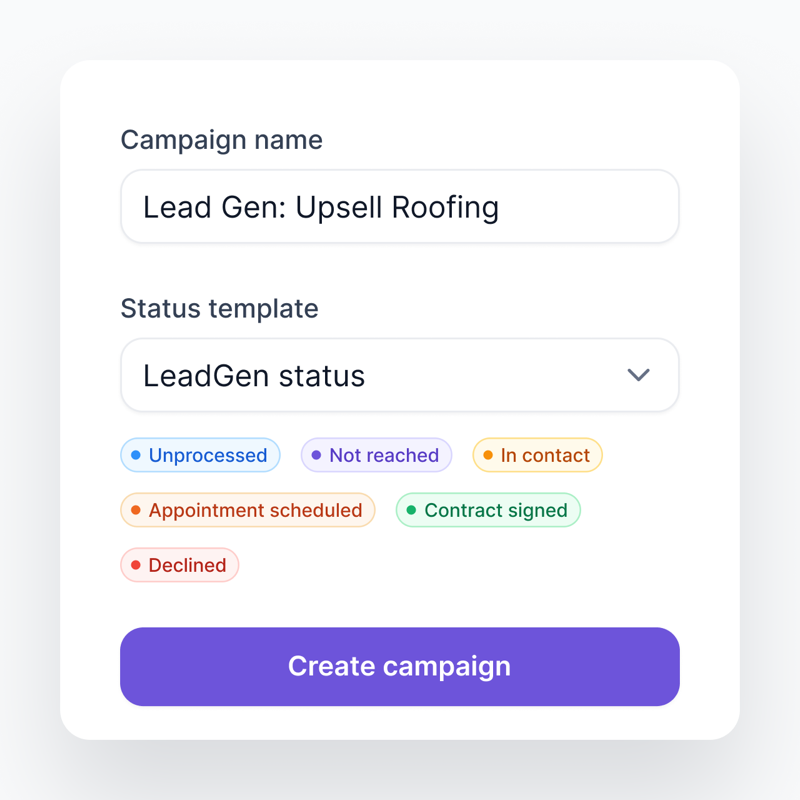 New campaign